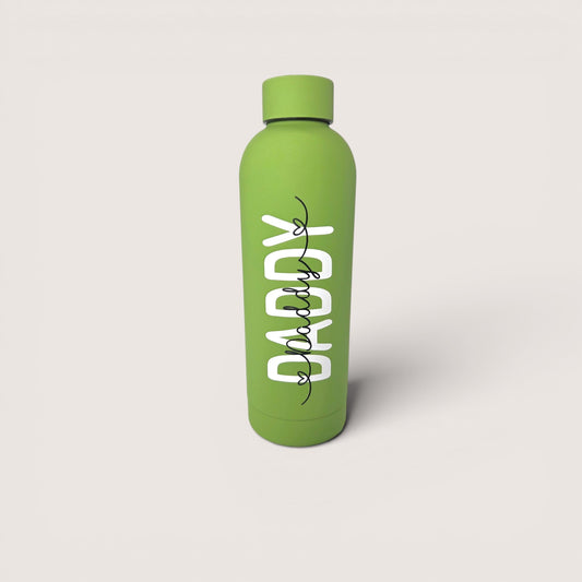 Personalised Dad name thermal water bottle 500ml thermos flask Father's Day Gift