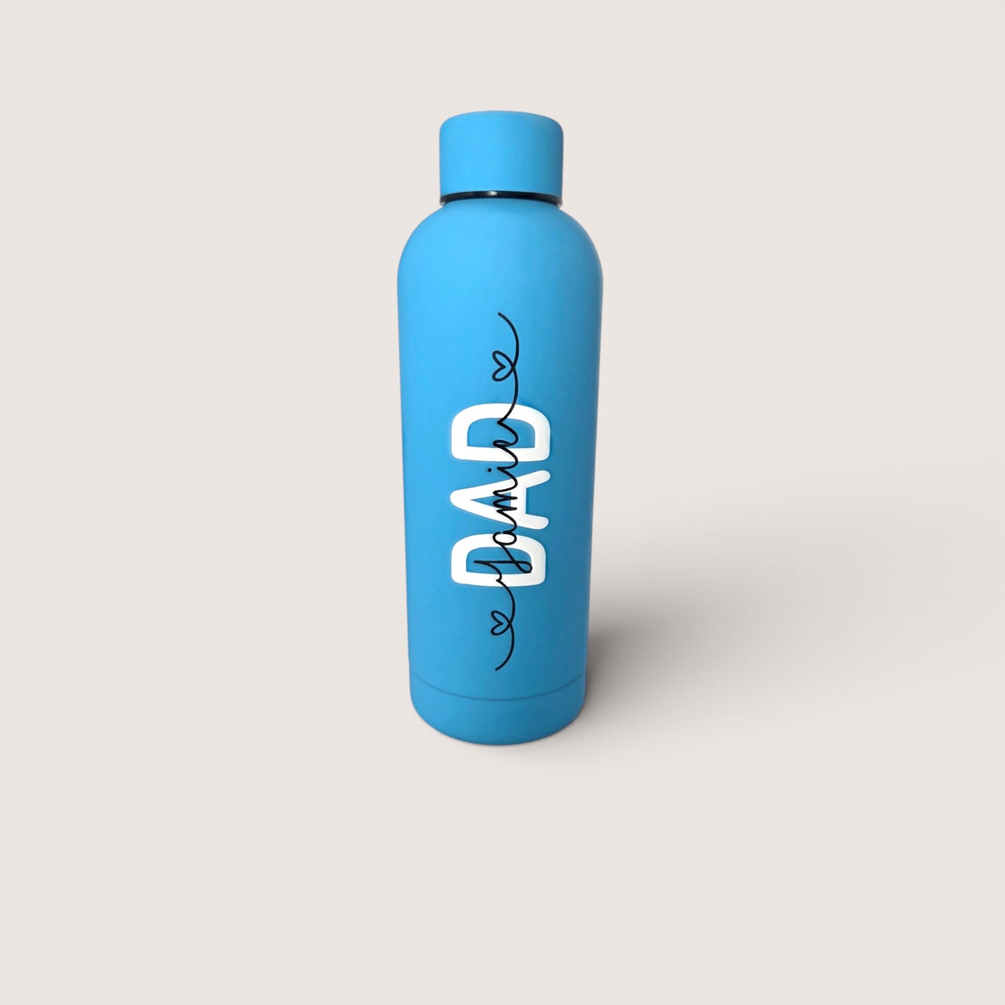Personalised Dad name thermal water bottle 500ml thermos flask Father's Day Gift