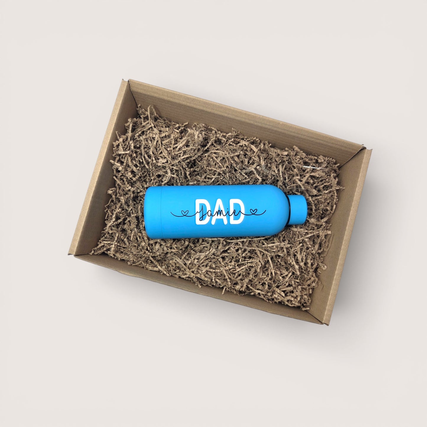 Personalised Dad name thermal water bottle 500ml thermos flask Father's Day Gift