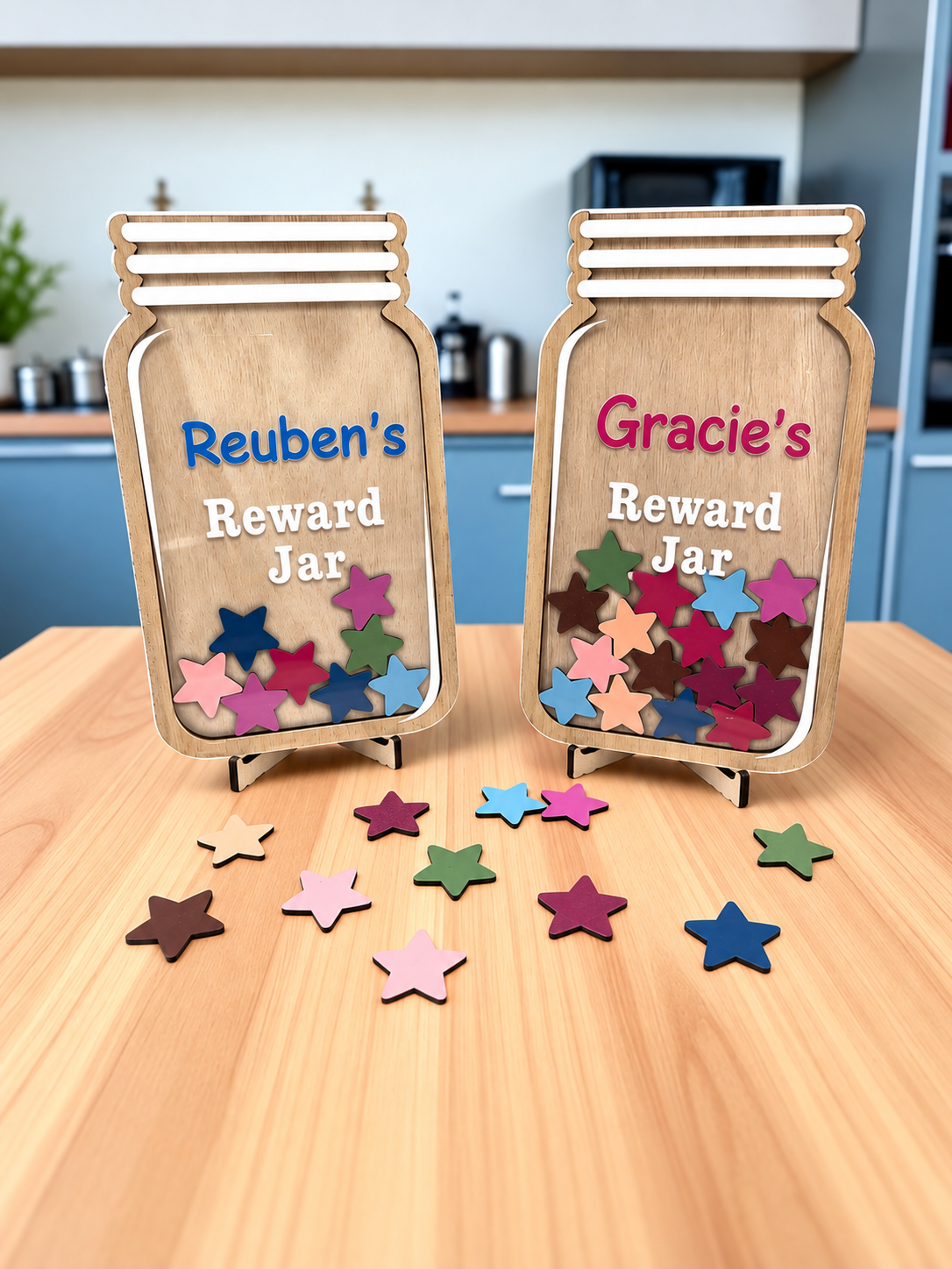 Reward Jar Children's Jobs Positive Praise and Behaviour Star Chart Learning School