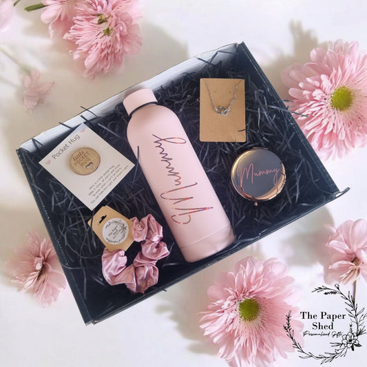 Drinkware Medium Mother's Day Birthday Pink Hamper Box Gift