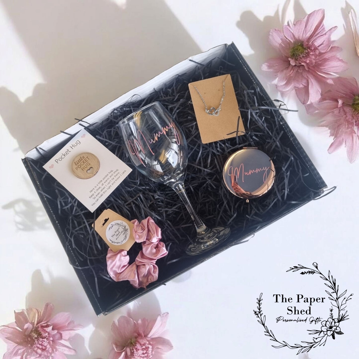 Drinkware Medium Mother's Day Birthday Pink Hamper Box Gift