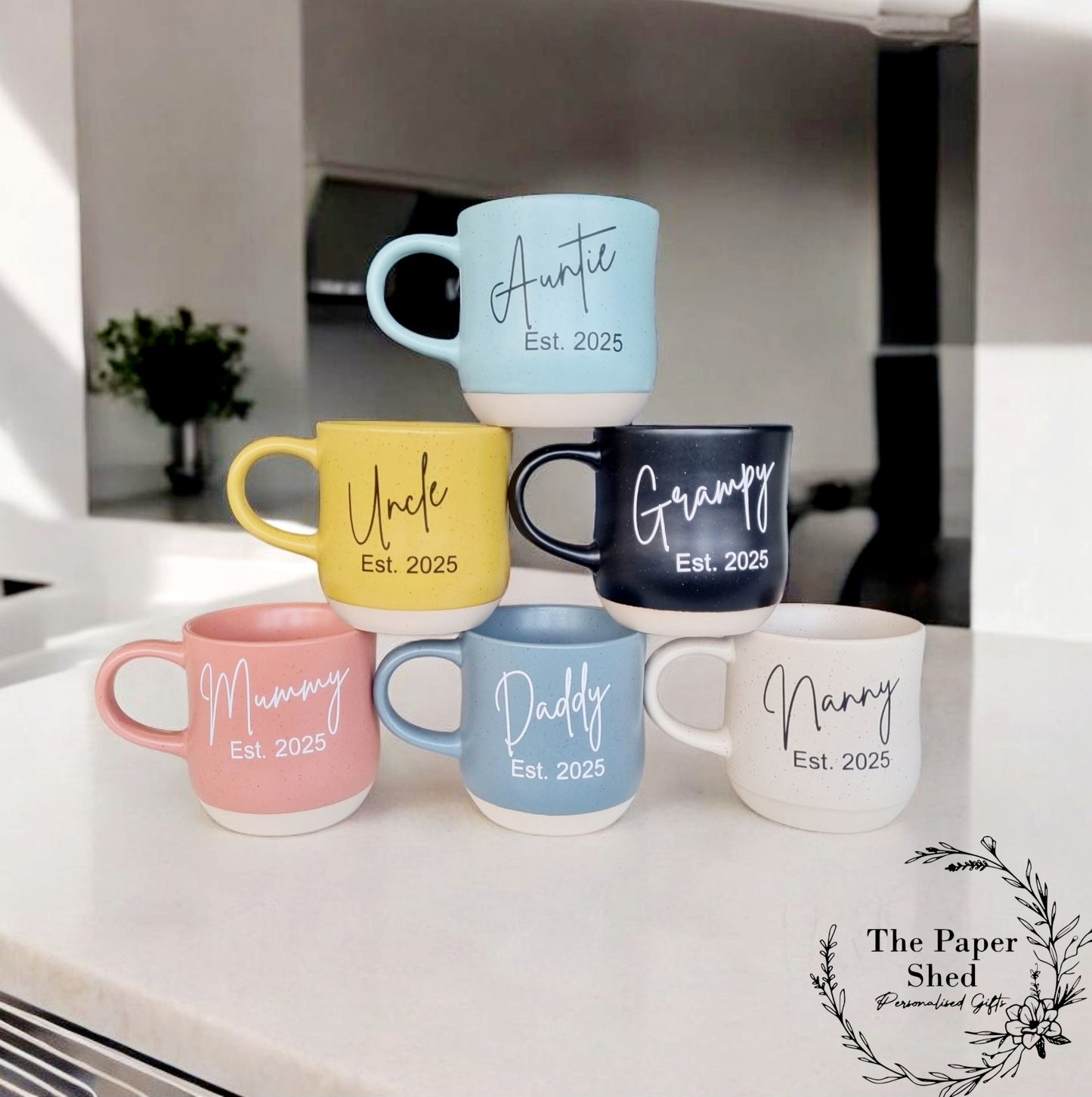 New Mummy, Daddy Est Mug New Baby Grandparent