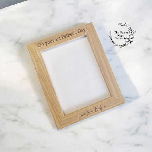 New Dad Photo Frame Father's Day Birthday Gift 1st Fathers Day
