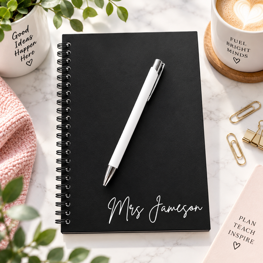 Teacher Gift A5 Notebook and Pen