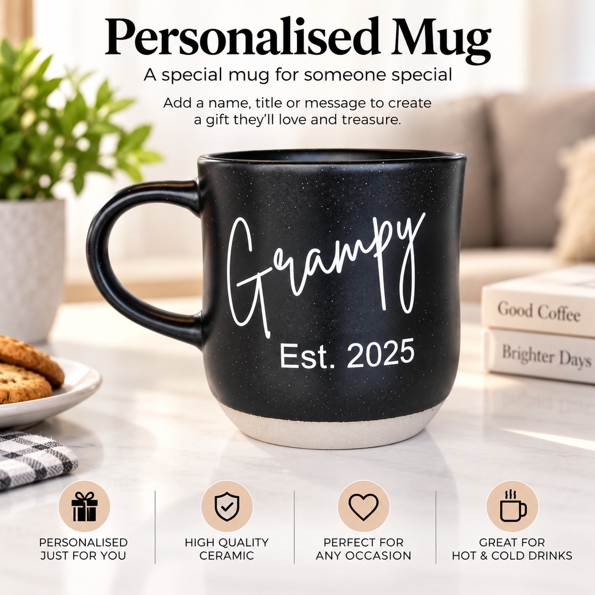 New Mummy, Daddy Est Mug New Baby Grandparent