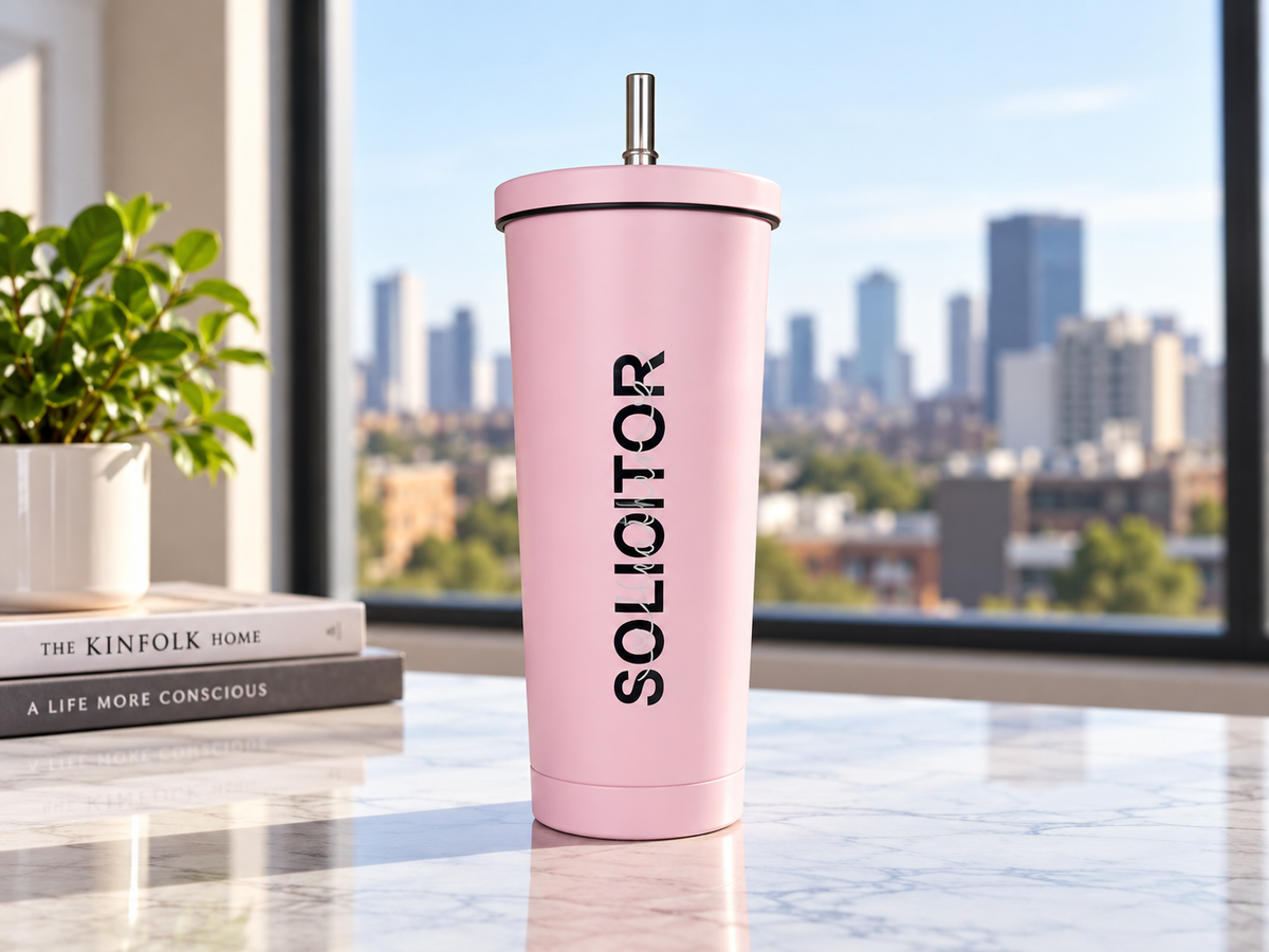 Custom Name and Profession Pastel tall 600ml insulated personalised tumbler with lid and straw metal Doctor, Nurse, Vet, Firefighter