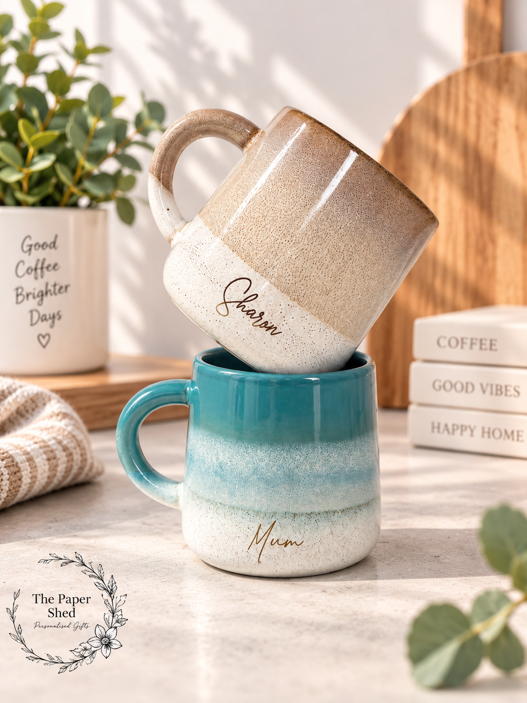 Glazed Engraved Mug Personalised Birthday Gift