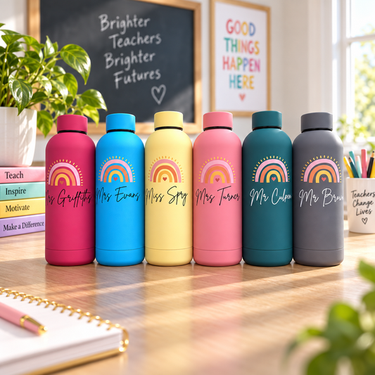 Teacher Thermal Rainbow Bottle