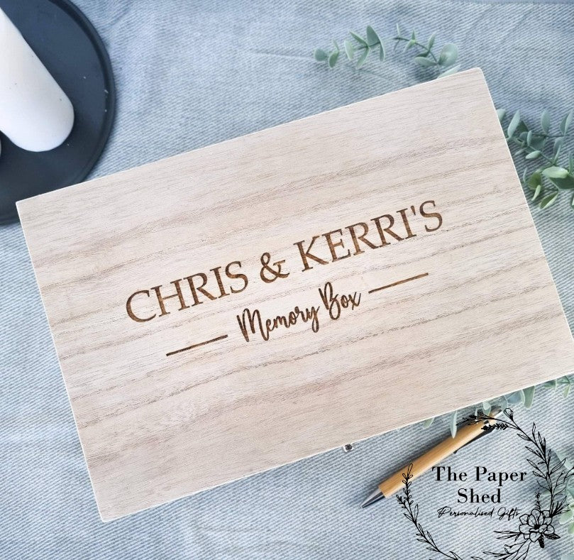 Couples Memory Keepsake Box