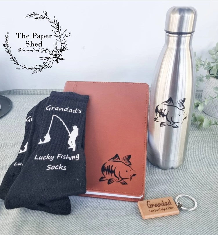 Fishing Hamper Gift Box Set Carp Gifts For Him Dad Grandad, Father's day-Father's day