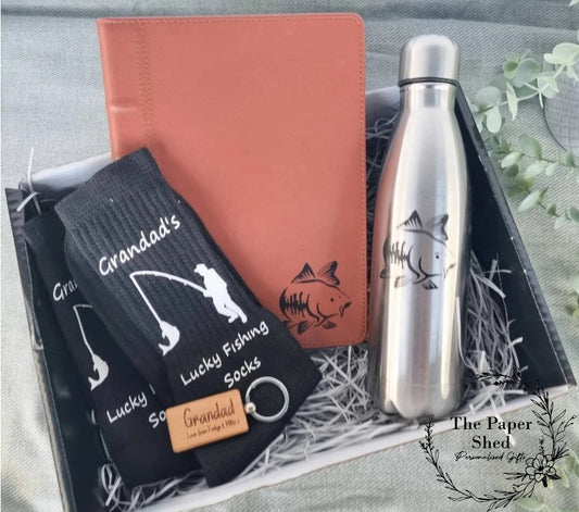 Fishing Hamper Gift Box Set Carp Gifts For Him Dad Grandad, Father's day-Father's day