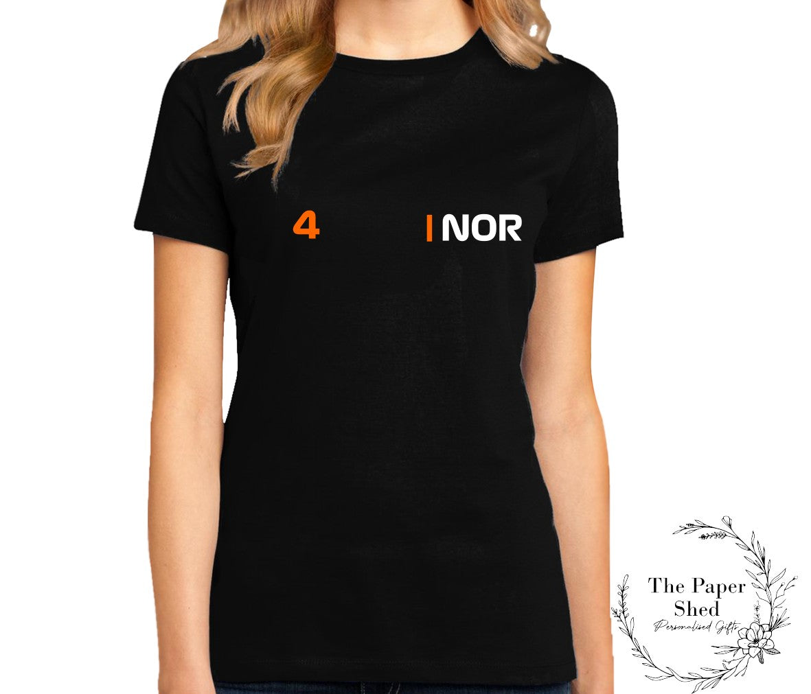 Formula 1 Custom Number & Initials Top T-Shirt