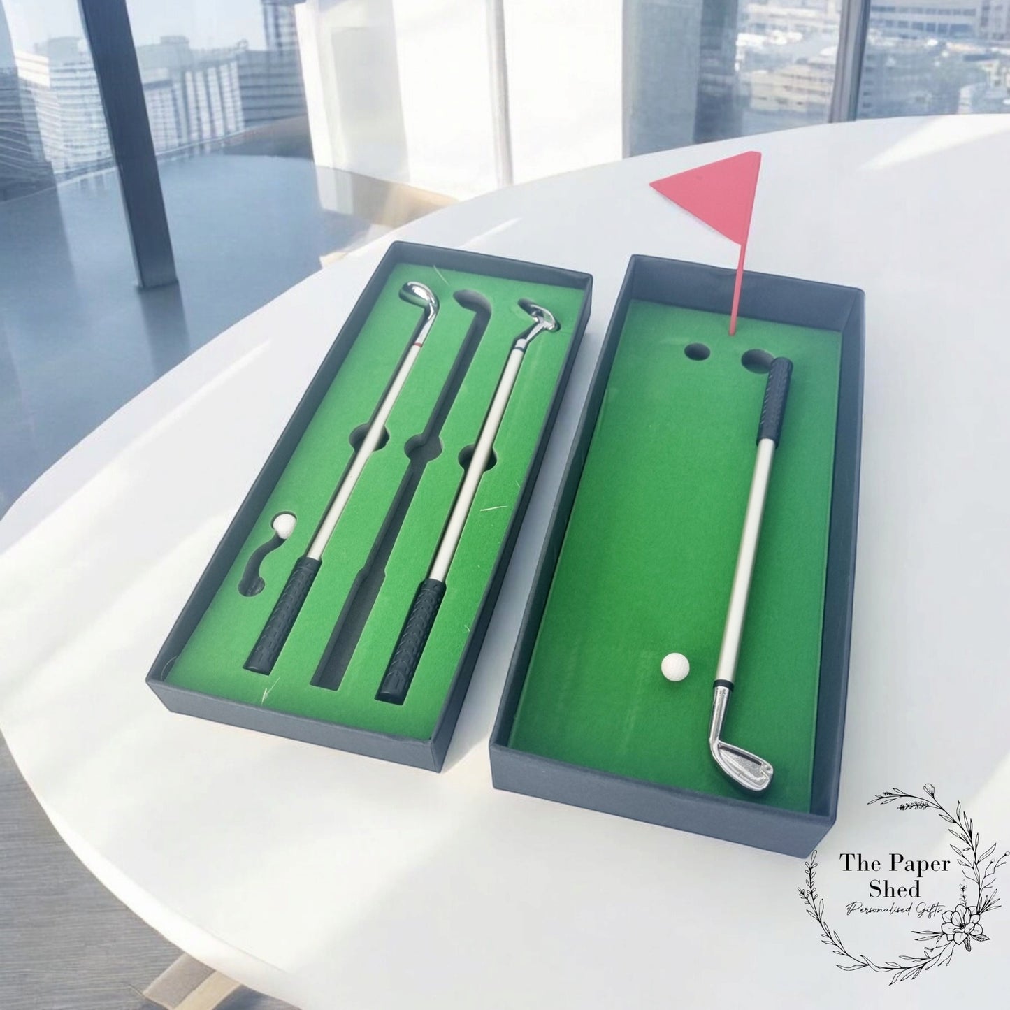 3 pack of personalised golf club pens