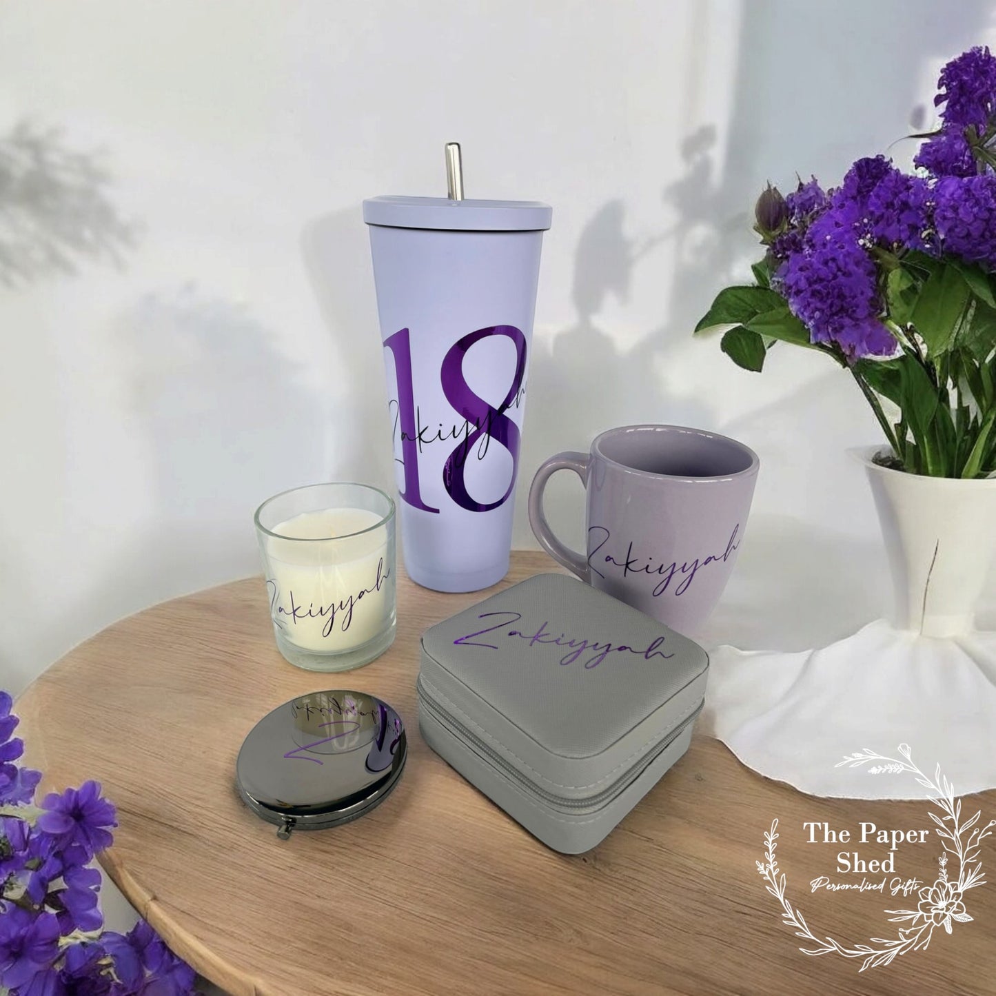 Birthday Hamper Gift Set - Personalised Special Birthday Present - For Her - 21st, 30th, 40th  13th 16 Themed Big Birthday Age number
