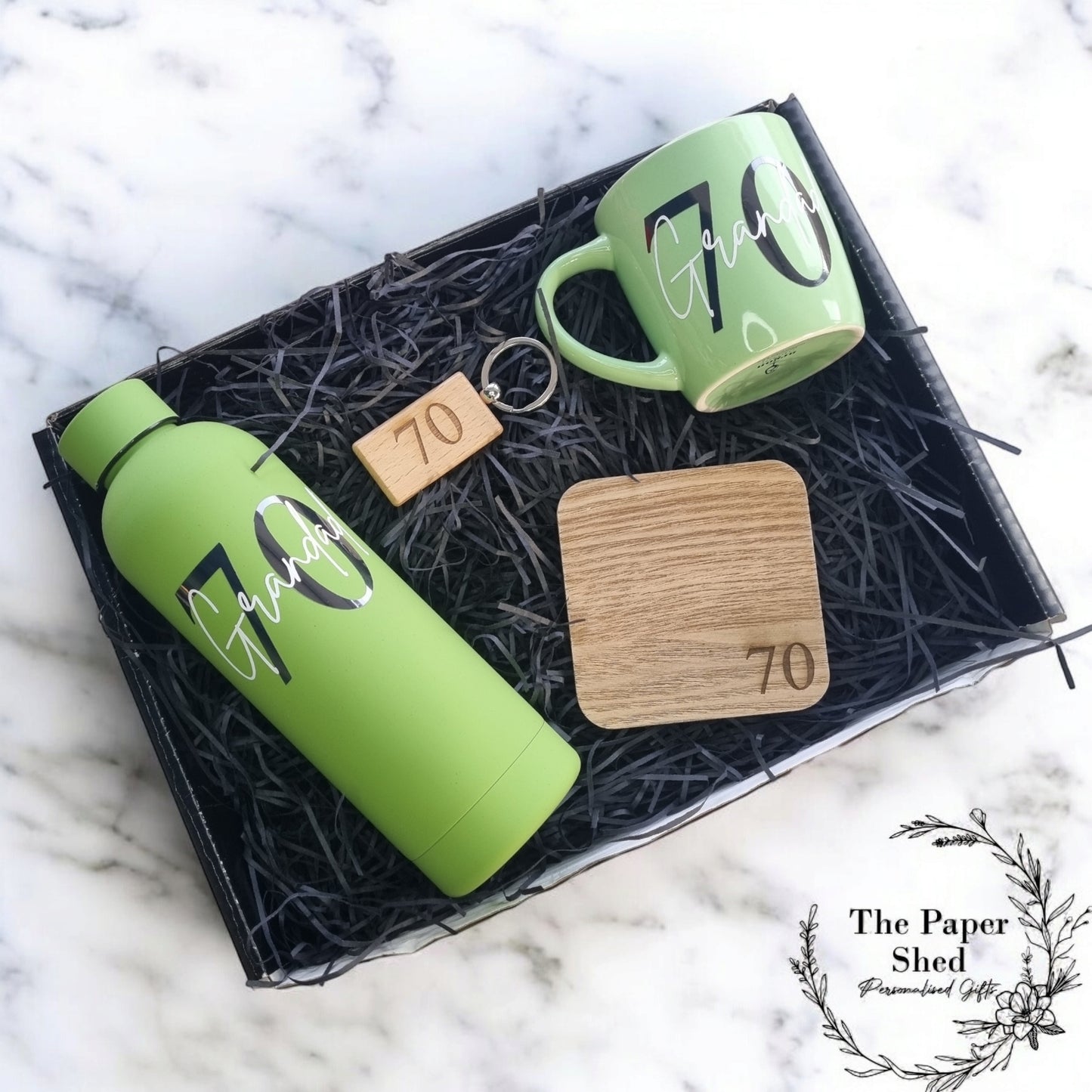 Big Birthday Customised Hamper 21st 30th 40th 50th 16th 18th 60th 70th 80th 90th 13th For Him For Her Thermal Bottle Mug