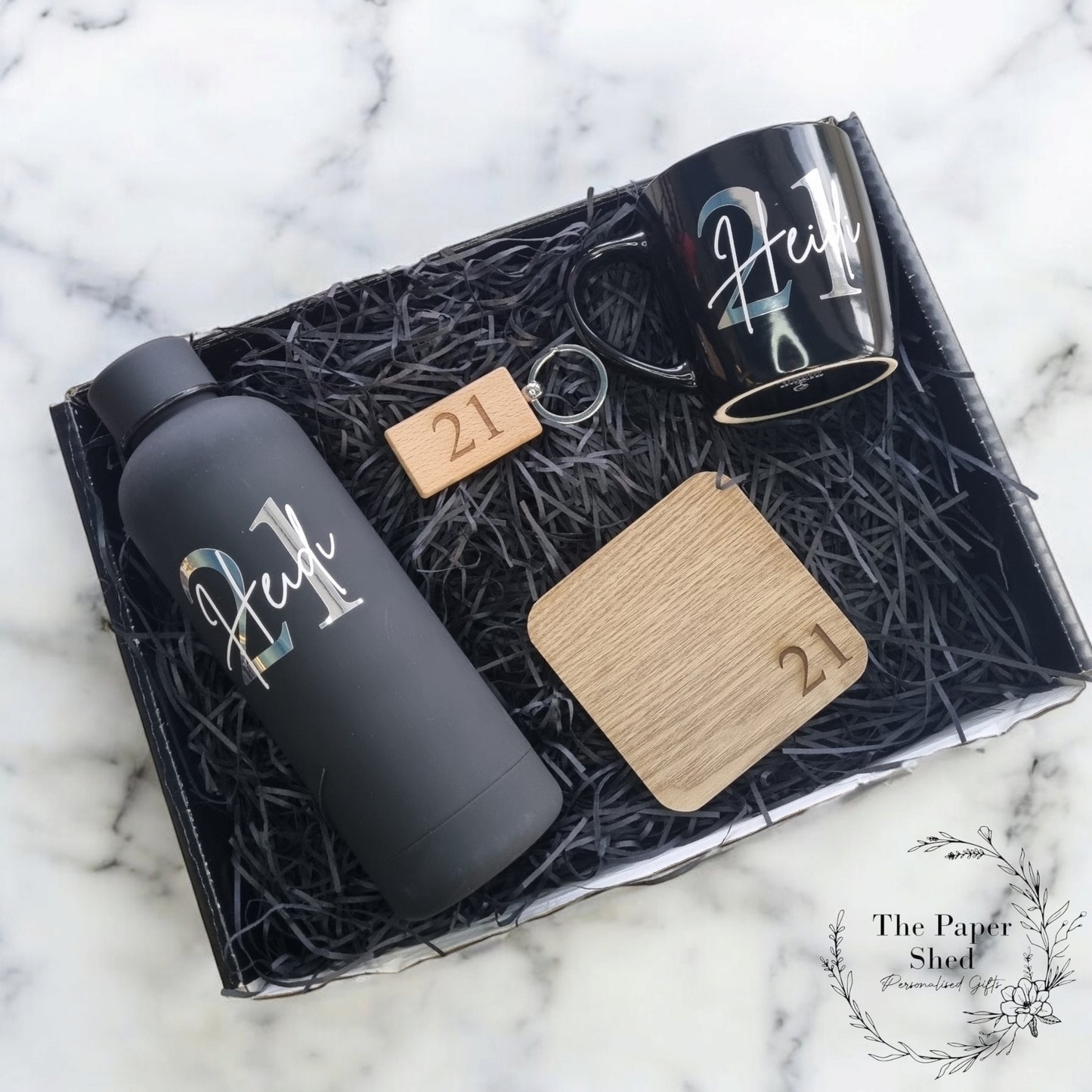 Big Birthday Customised Hamper 21st 30th 40th 50th 16th 18th 60th 70th 80th 90th 13th For Him For Her Thermal Bottle Mug