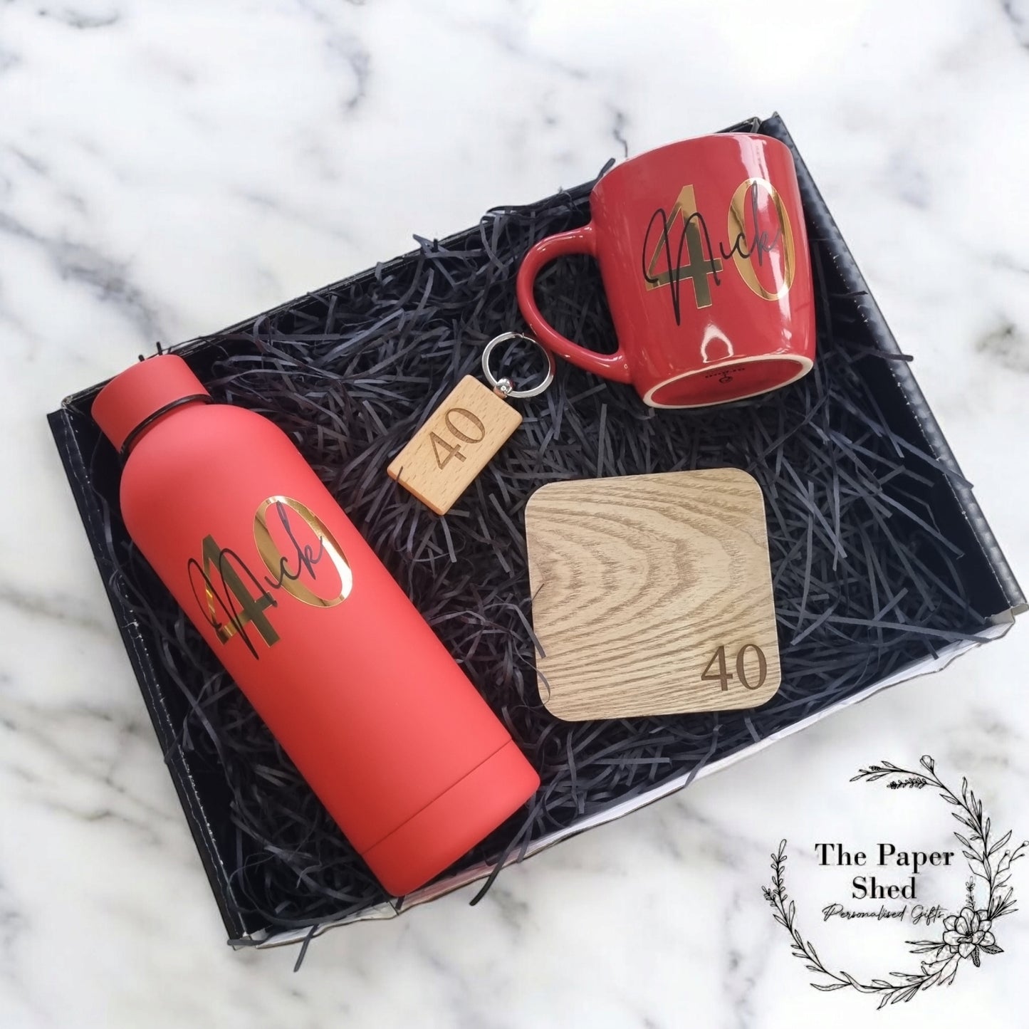 Big Birthday Customised Hamper 21st 30th 40th 50th 16th 18th 60th 70th 80th 90th 13th For Him For Her Thermal Bottle Mug