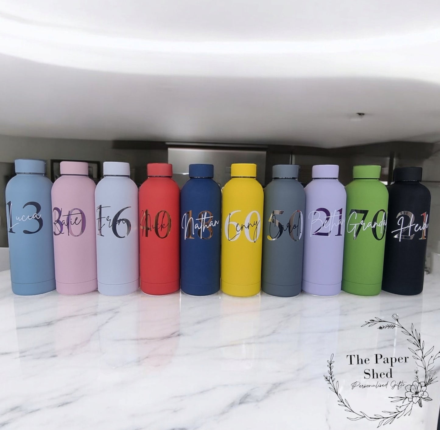 Big Birthday Customised Bottle 21st 30th 40th 50th 16th 18th 60th 70th 80th 90th 13th For Him For Her Thermal Bottle Mug