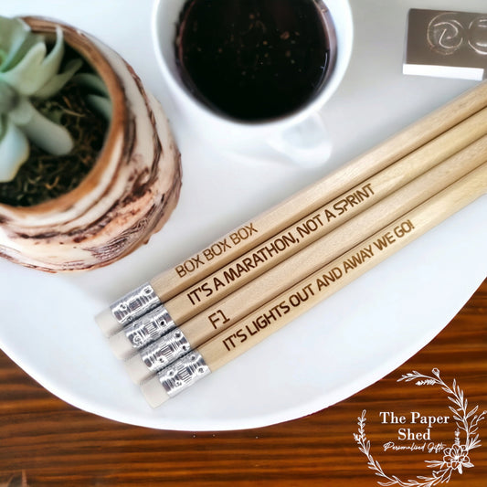 F1 inspired pencils pencil set formula one