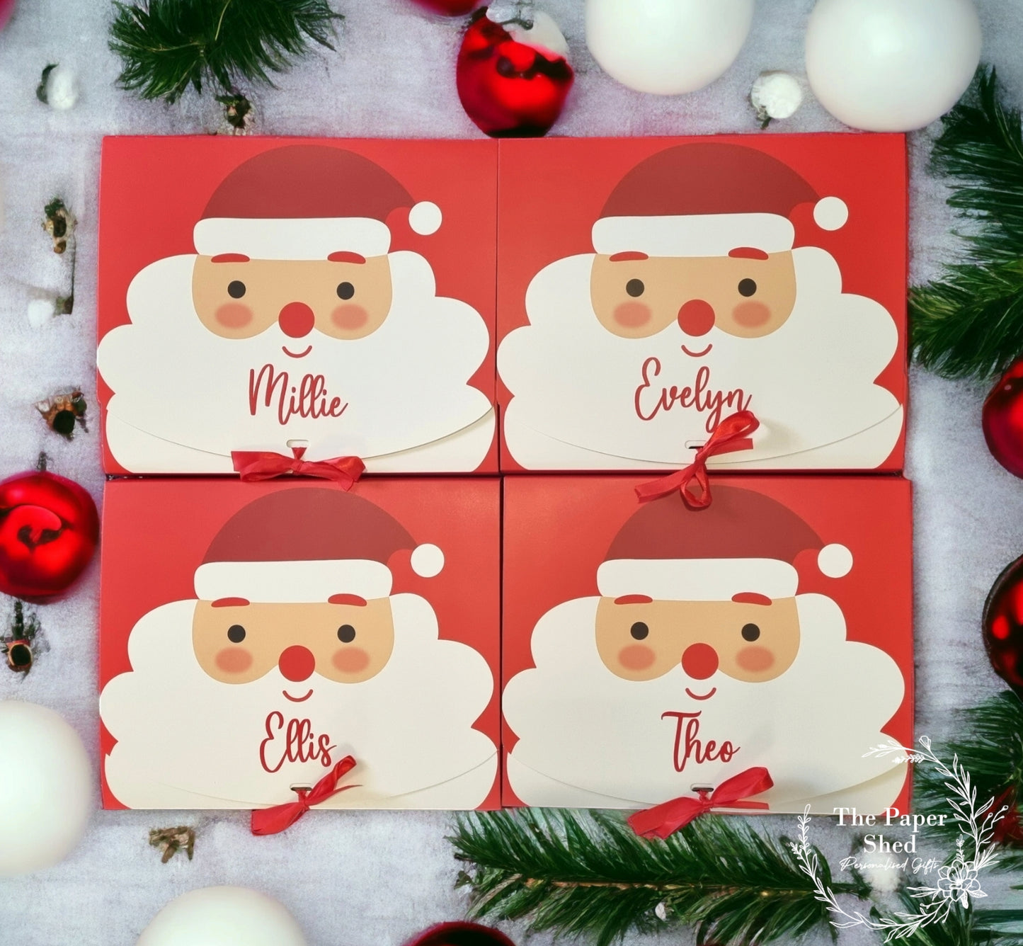 Personalised Christmas Eve Box Card