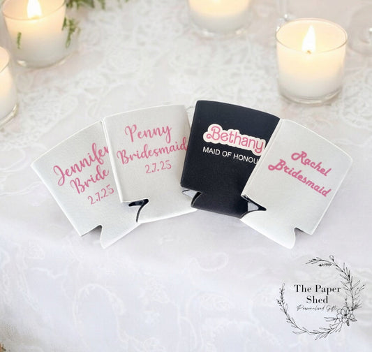 Can Cooler Drinks Sleeve Personalised Hen Party