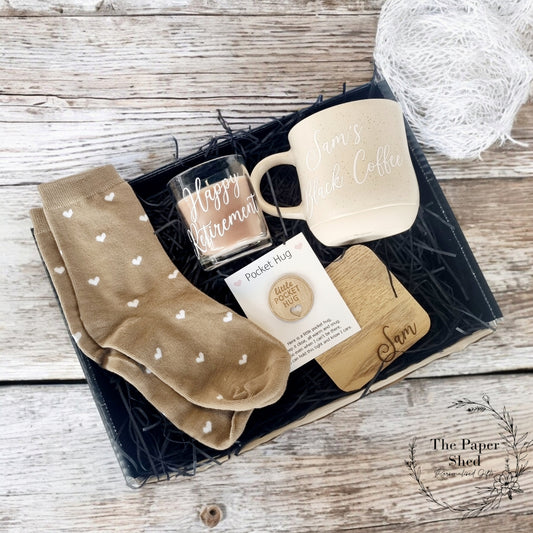 Hug Gift Box For Her Special Occasion Get Well Soon Congratulations Mug Socks Pocket