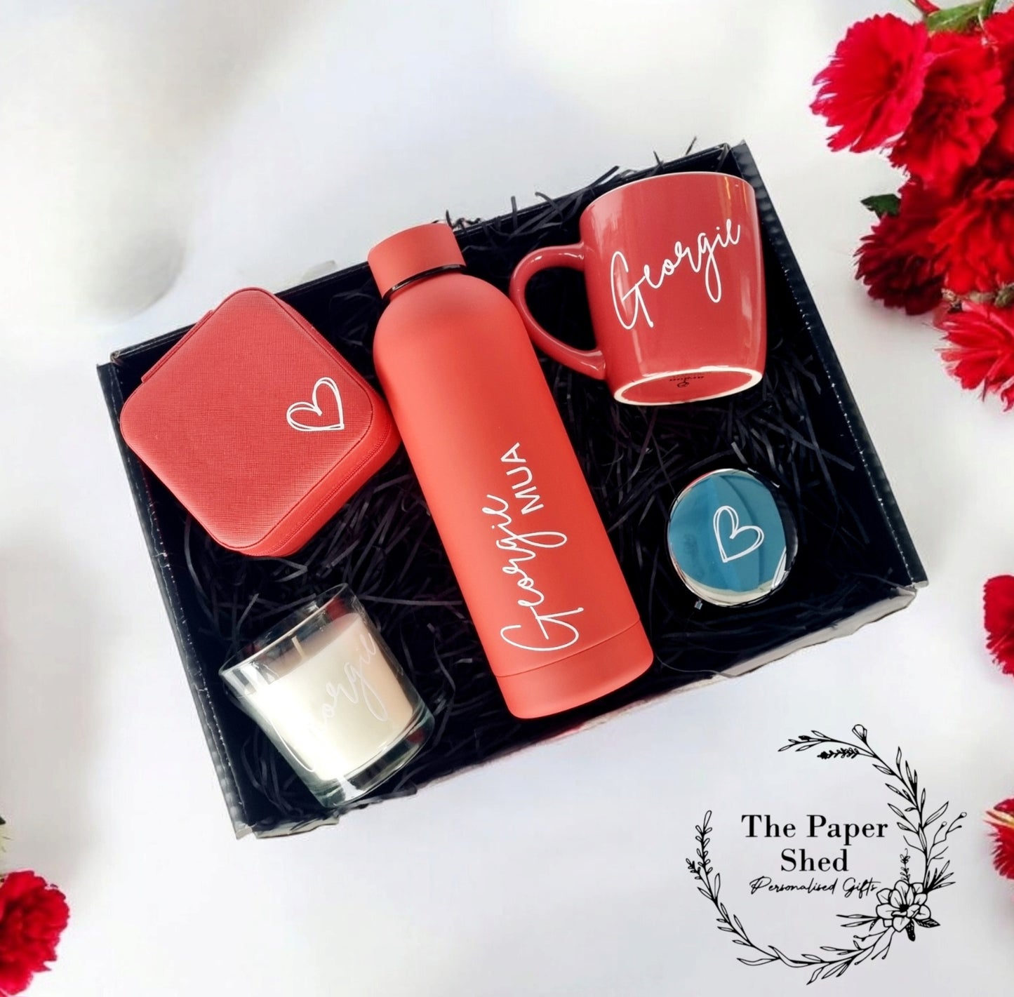 Bridesmaid Bridal Party Bride Gift Set Hamper Box Wedding Thermal Bottle