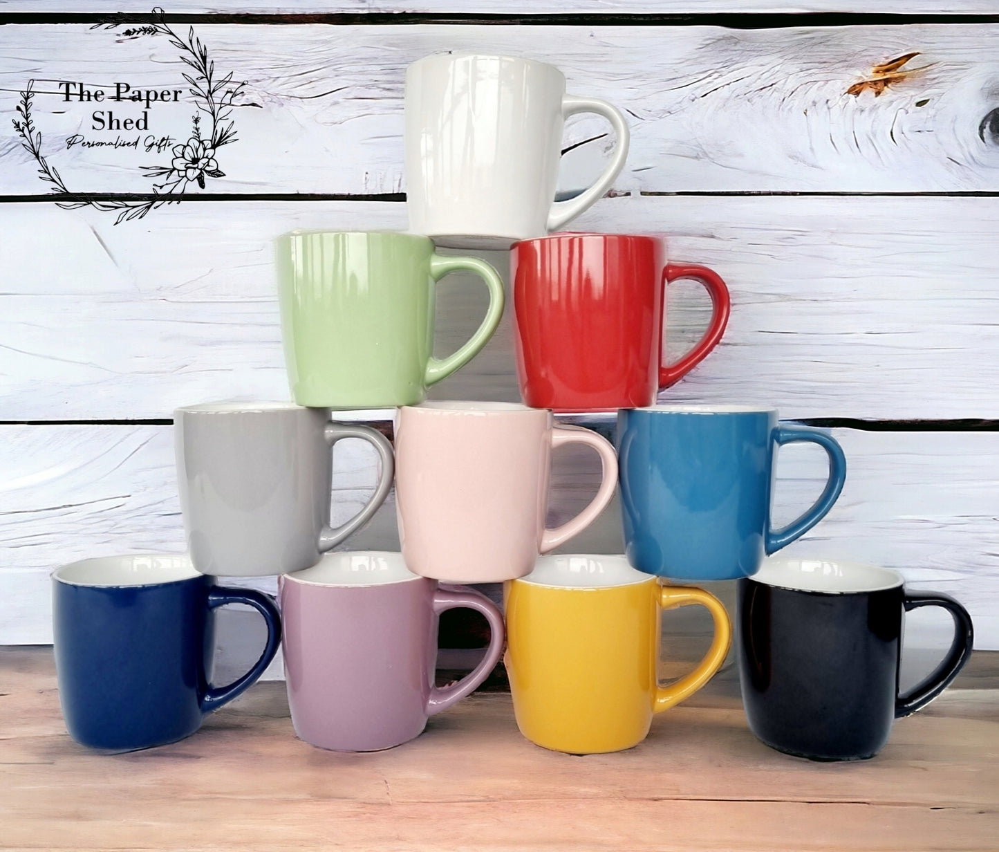 Personalised Engraved Gloss Mug