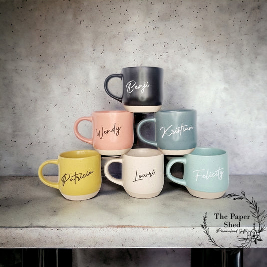 Personalised Biscuit Base Name Mug
