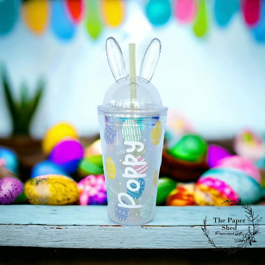 Easter Personalised Name Tumbler Bunny