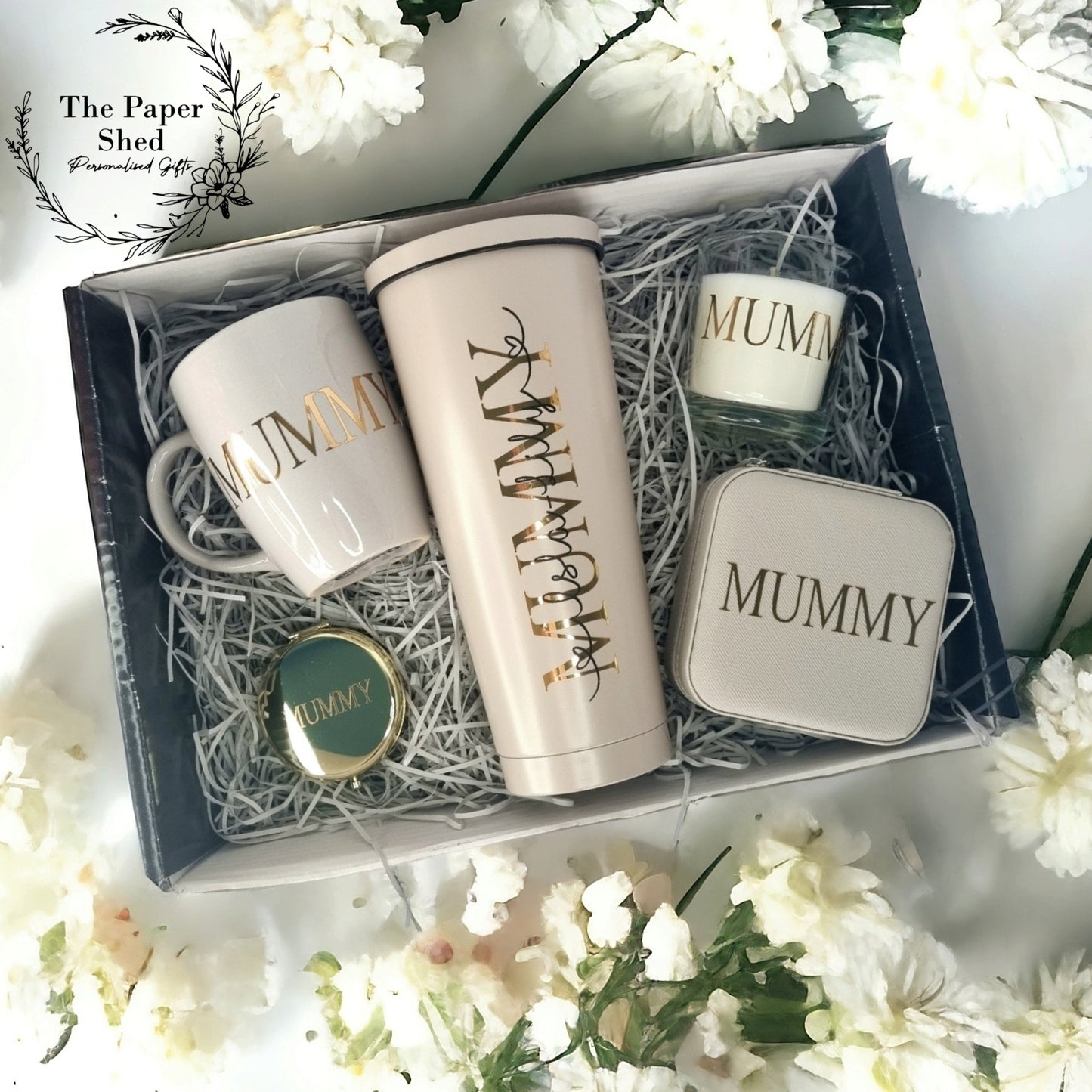 Mother's Day Gift Set Hamper Personalised Mum Gift Flowers Mummy Box Mothers
