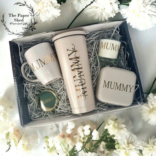Mother's Day Gift Set Hamper Personalised Mum Gift Flowers Mummy Box Mothers