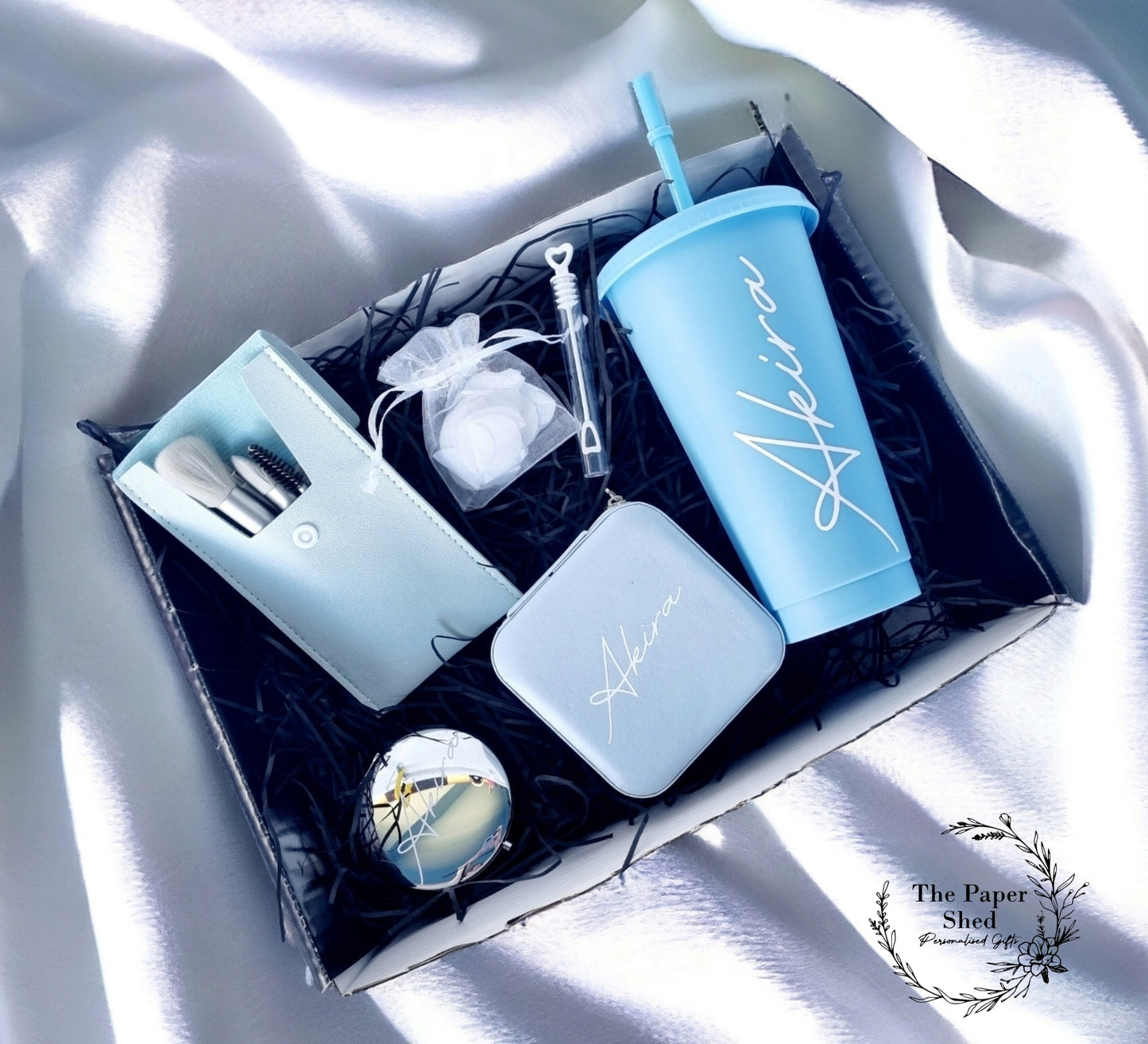Personalised Flower Girl, Bridesmaid,  Wedding Party, Girl's ,Wedding Day Gift Set Infant, Junior, Teenager, Favours, hamper