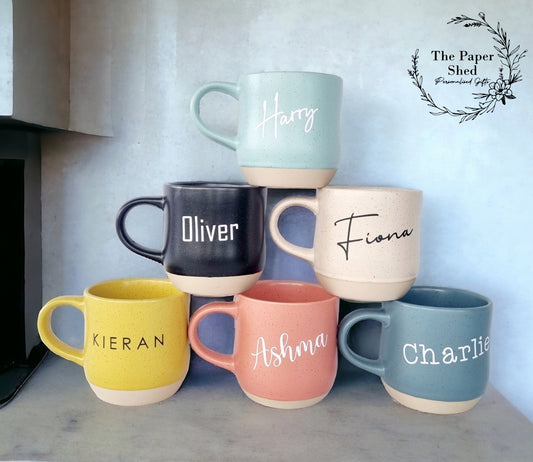 Choose Your Own Font Biscuit Base Name Mug Personalised