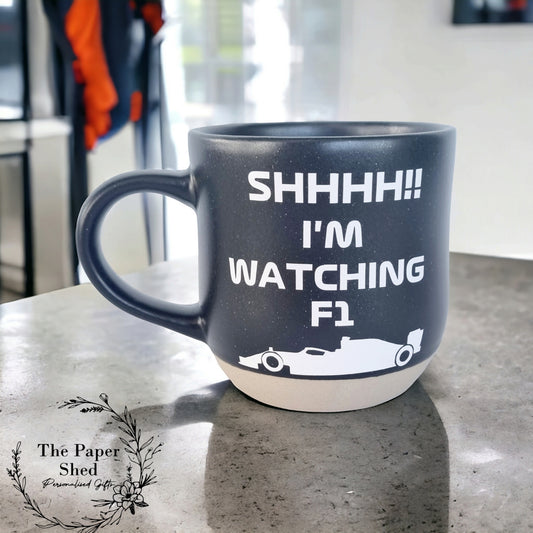 F1 Themed Watching Formula One Mug