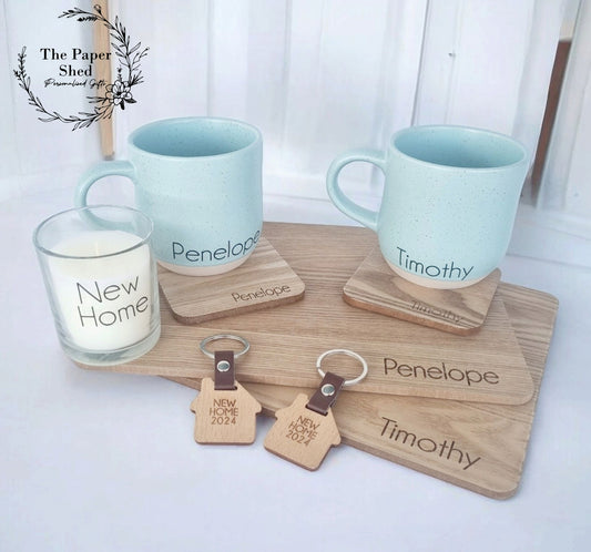 Personalised - Gift Set - Birthday Present - Wedding - Couple's - New Home - Couple - Hamper Luxury