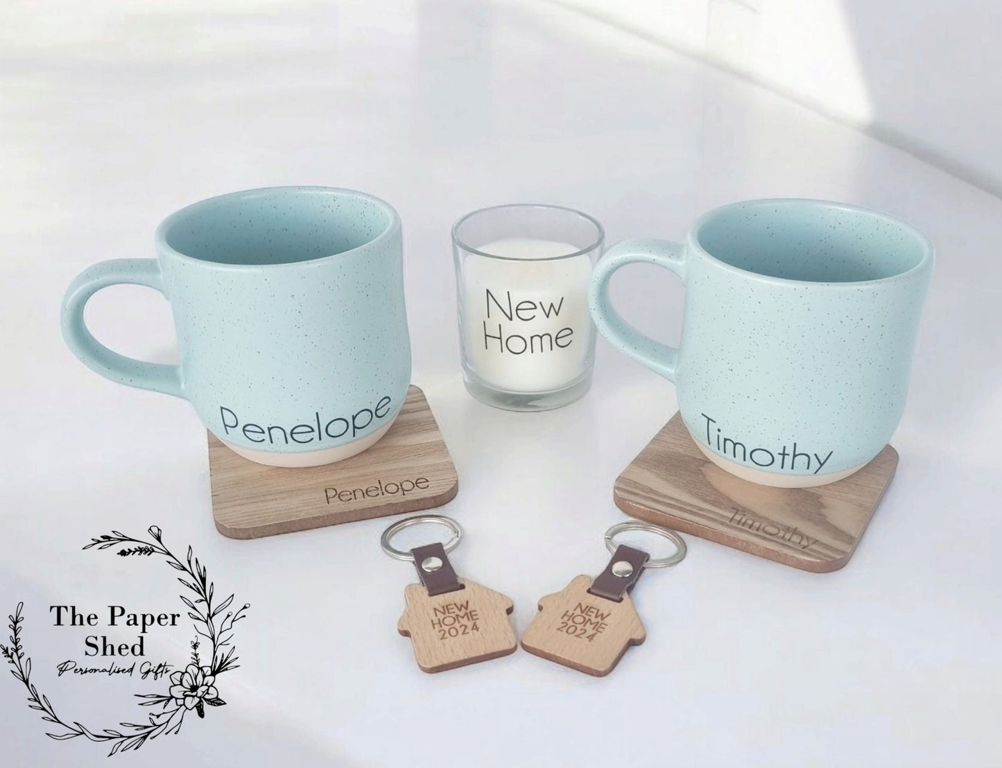 Personalised - Gift Set - Birthday Present - Wedding - Couple's - New Home - Couple - Hamper