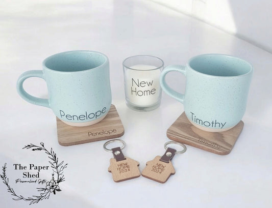 Personalised - Gift Set - Birthday Present - Wedding - Couple's - New Home - Couple - Hamper