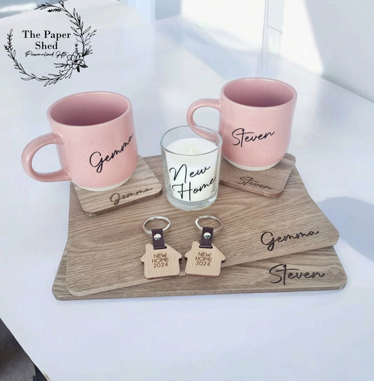 Personalised - Gift Set - Birthday Present - Wedding - Couple's - New Home - Couple - Hamper Luxuary