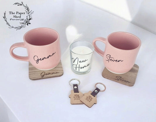 Personalised - Gift Set - Birthday Present - Wedding - Couple's - New Home - Couple - Hamper