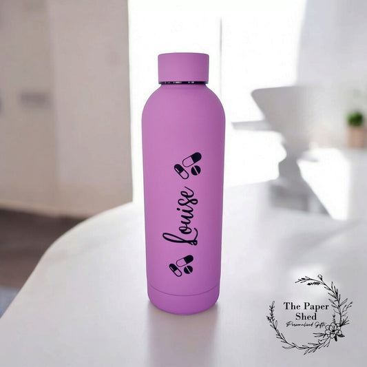 Pharmacist Personalised Name Thermal Water Bottle