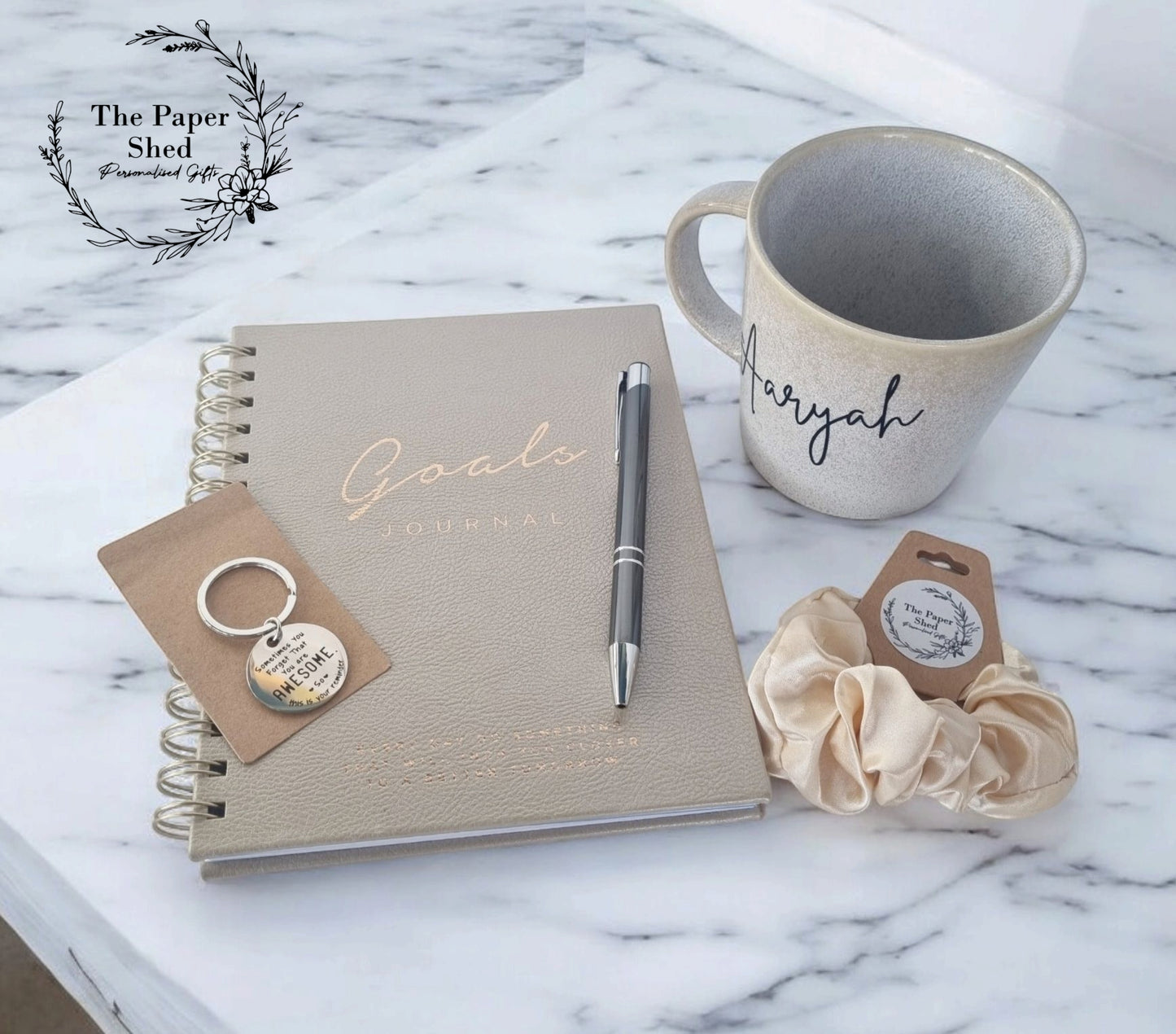 Personalised - Gift Set - Birthday Present - For Her- Hamper - Goals - Mental Health - planner