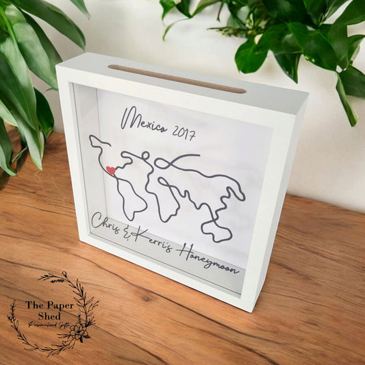 Honeymoon Photo Frame Souvenir Tickets Passport