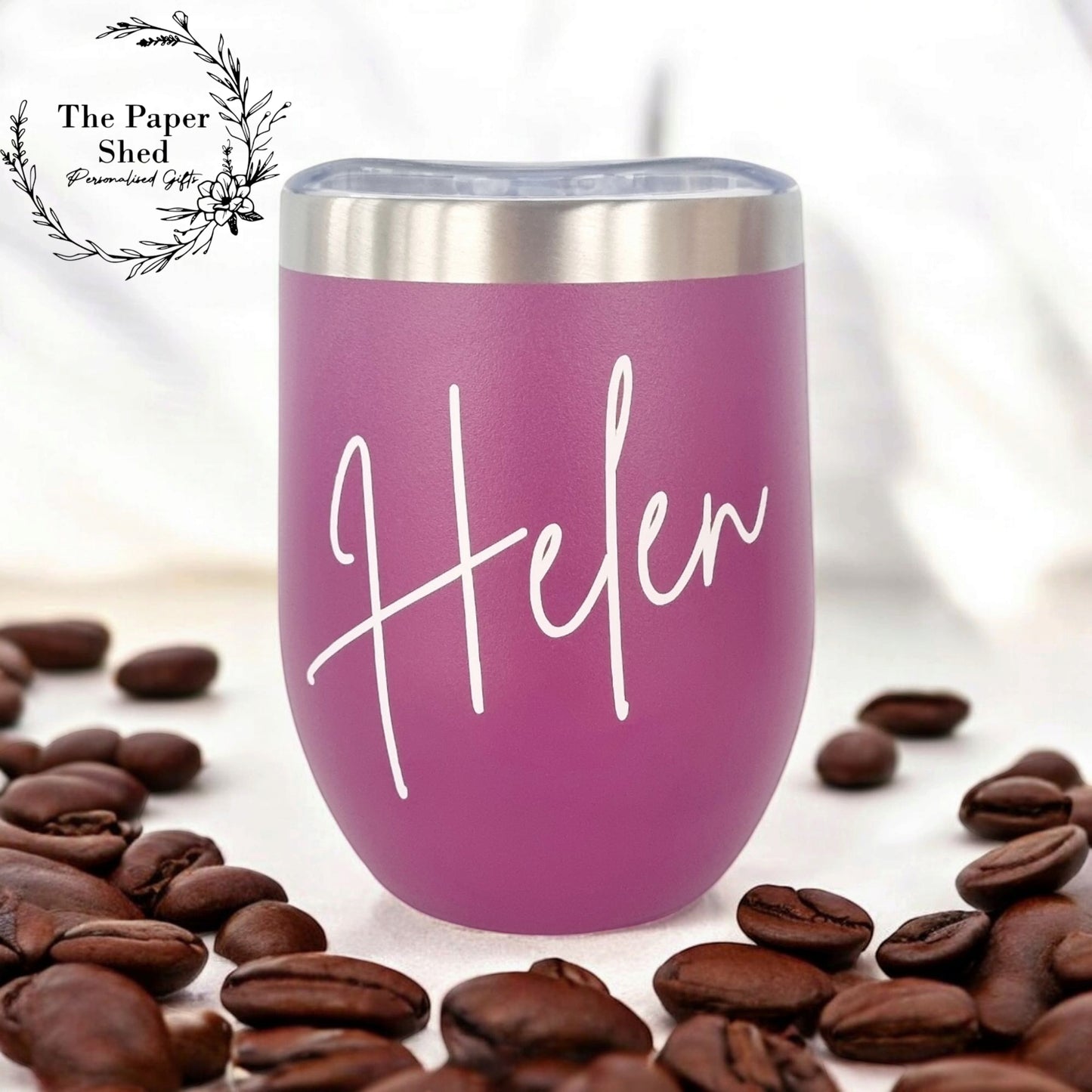 Wine Thermal Tumbler Cups With Name Personalised