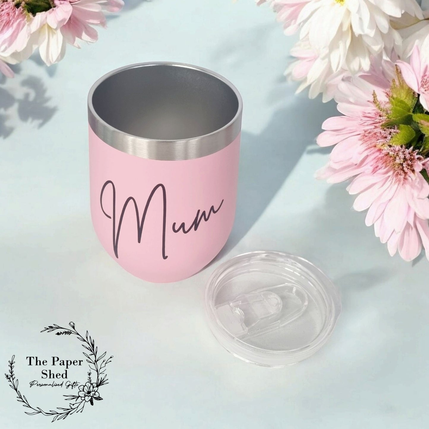 Wine Thermal Tumbler Cups With Name Personalised