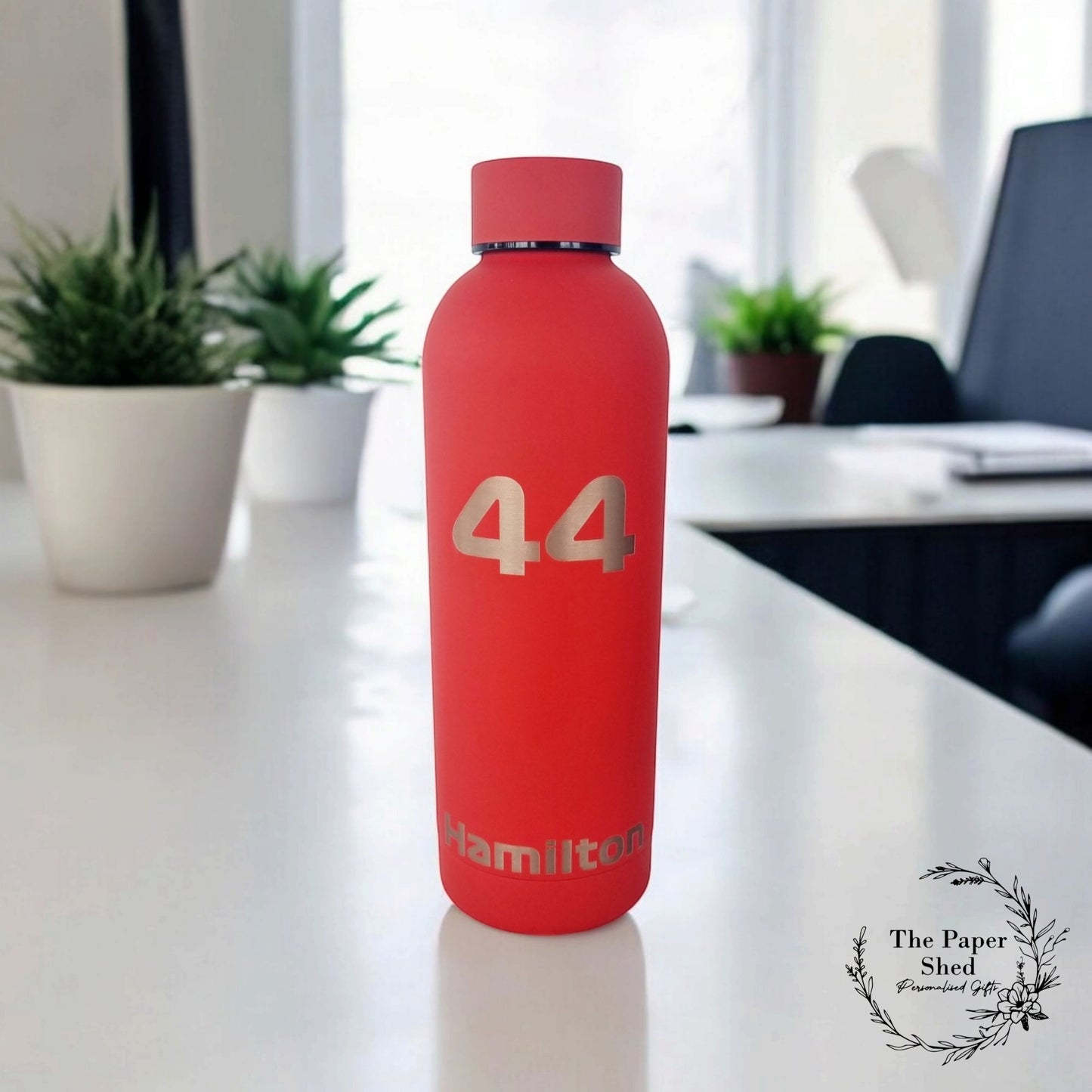 Formula 1 Engraved Name Thermal Bottle F1 Driver