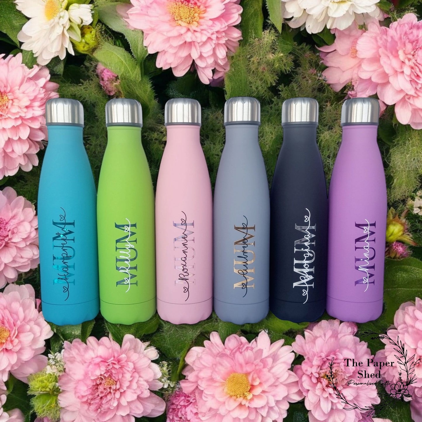Mother's Day Mum Mummy Thermal Bottle Personalised Version 1