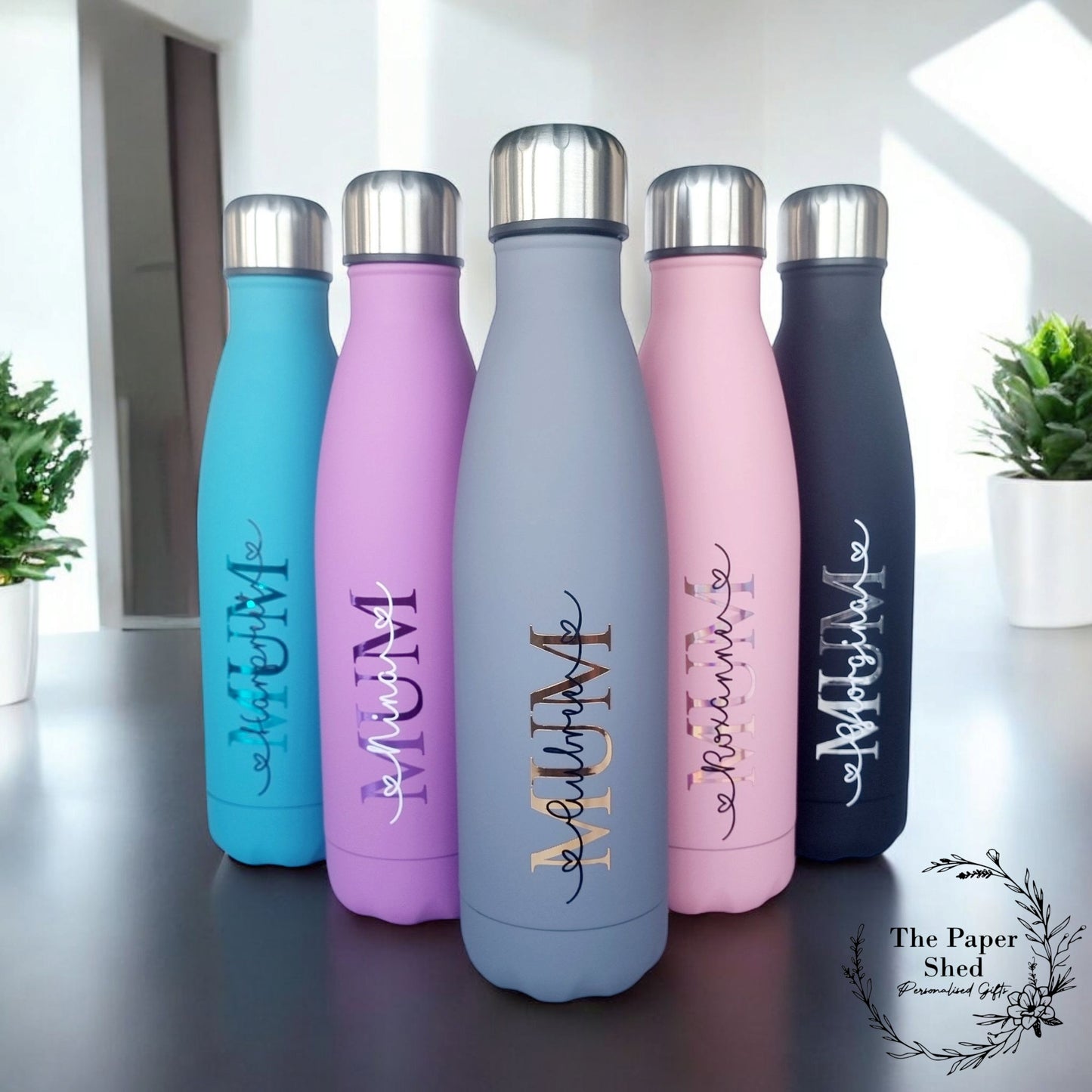 Mother's Day Mum Mummy Thermal Bottle Personalised Version 1