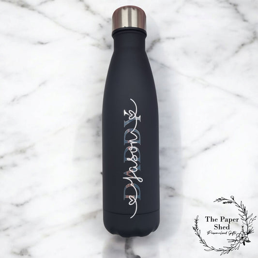 Father's Day Dad Daddy Thermal Bottle Personalised Version 1